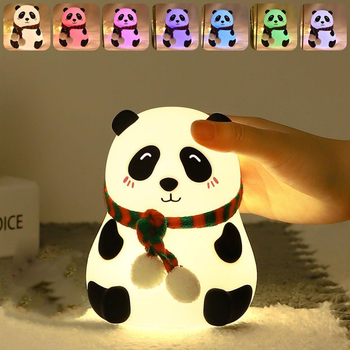 Cute Panda Silicone Lamp