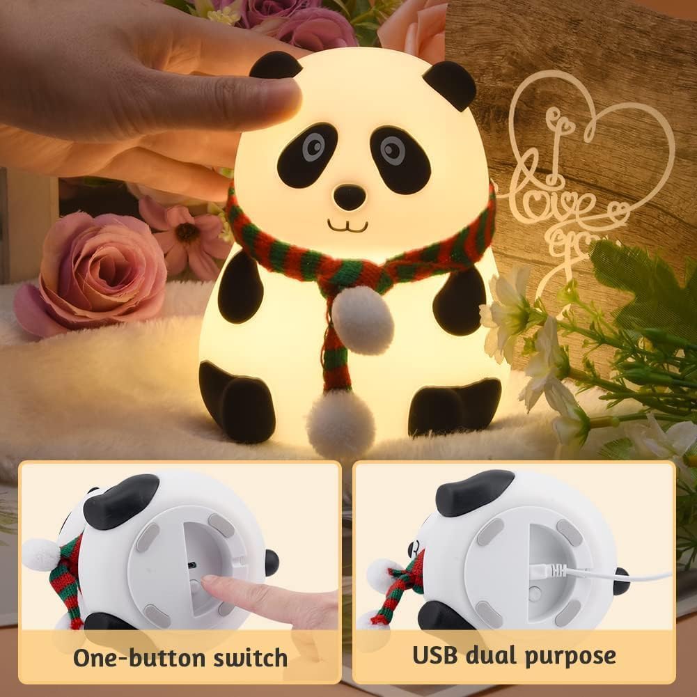 Cute Panda Silicone Lamp